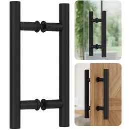 Maniglia bifacciale per porta HOME / Nero opaco