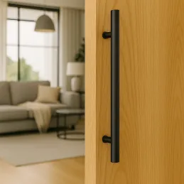 Maniglia bifacciale per porta HOME / Nero opaco