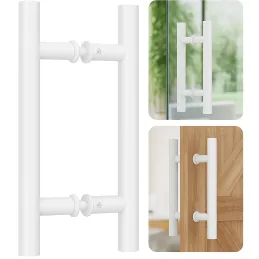 Maniglia bifacciale per porta HOME / Bianca