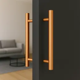Maniglia bifacciale per porta HOME / Rame