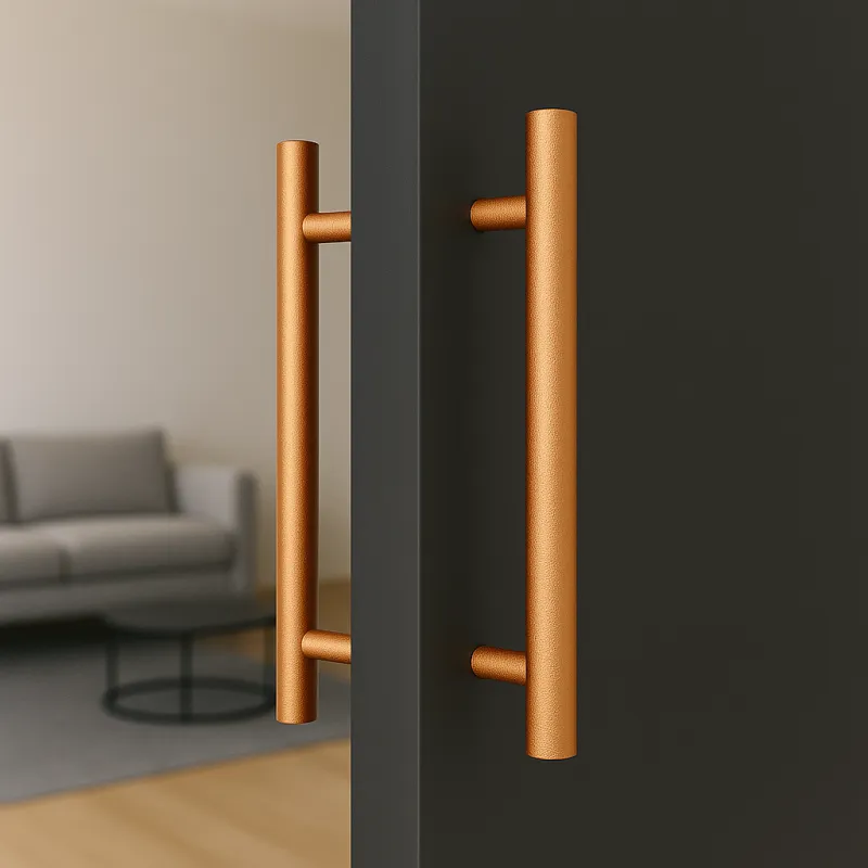 Maniglia bifacciale per porta HOME / Rame