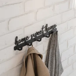 Appendino da parete SWEET HOME / Nero opaco