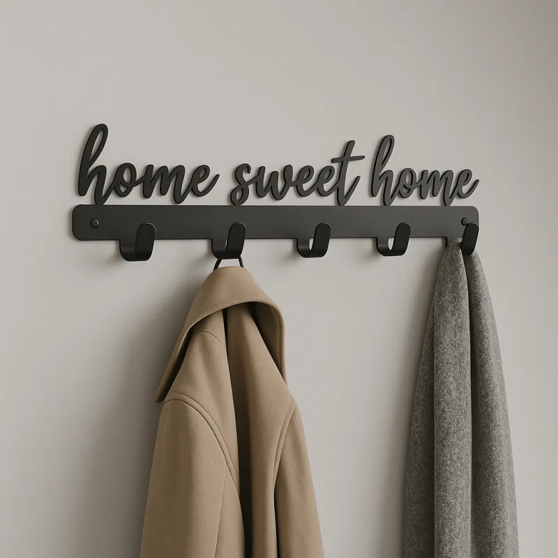 Appendino da parete SWEET HOME / Nero opaco