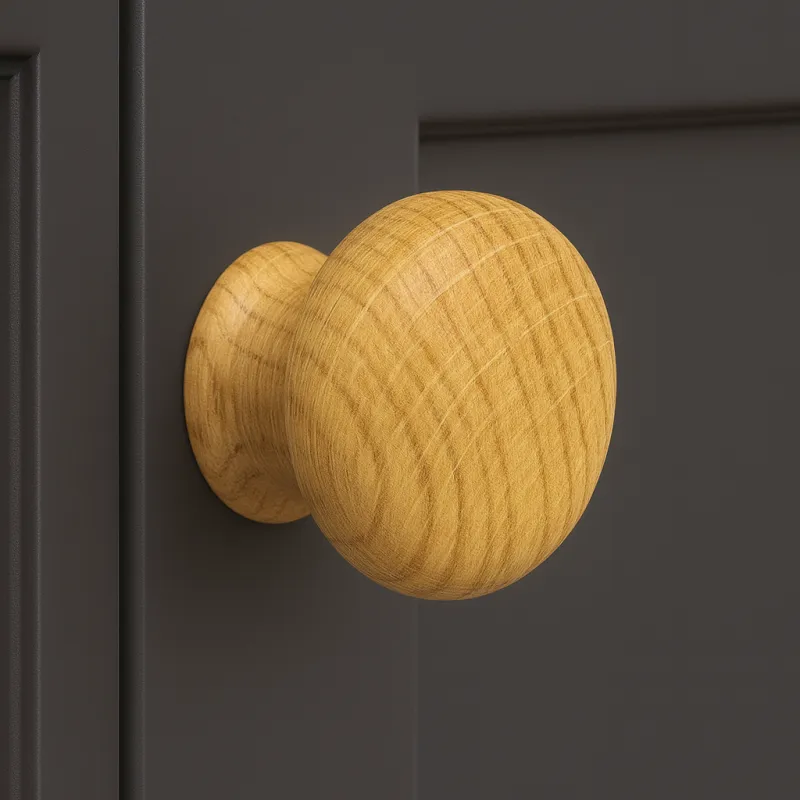 Pomello in legno NADIN / Rovere verniciato