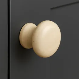 Pomello in legno NADIN / Acero verniciato