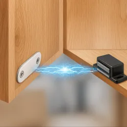 Magnete per mobili PRACTIC / Nero