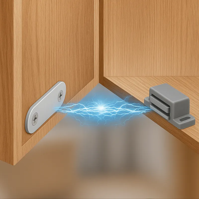 Magnete per mobili PRACTIC / Grigio