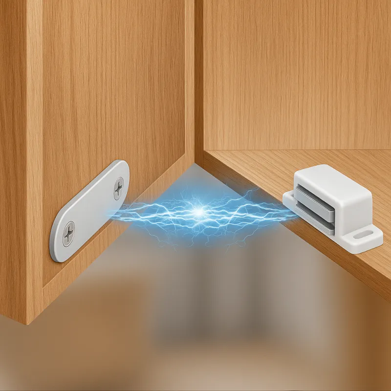 Magnete per mobili PRACTIC / Bianco