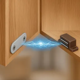 Magnete per mobili PRACTIC / Marrone