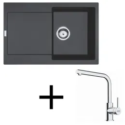 Set G259 Lavello in gres Franke MRG 611 + Miscelatore FS 3230 / Onyx