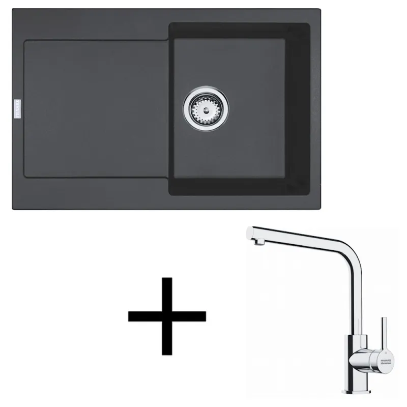 Set G259 Lavello in gres Franke MRG 611 + Miscelatore FS 3230 / Onyx