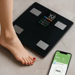 Bilancia intelligente con app FEEL FIT / Bianca