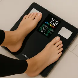 Bilancia intelligente con app FEEL FIT / Nera
