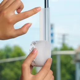 Set di 2 guarnizioni protettive in silicone per porte, 1800 mm / Trasparente