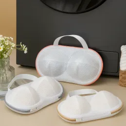 Borsa per reggiseni e biancheria intima per lavatrice / Bianca