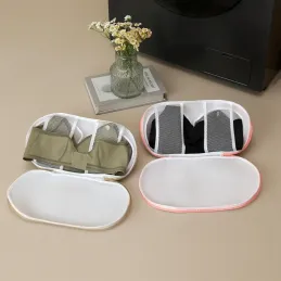 Borsa per reggiseni e biancheria intima per lavatrice / Bianca