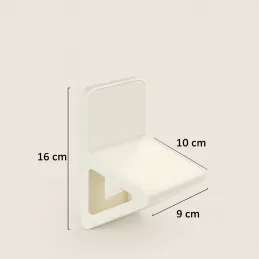 Tappetino per appoggiare i piedi per il bagno o il corridoio / Bianco crema