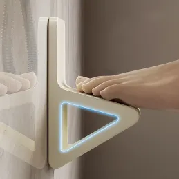 Tappetino per appoggiare i piedi per il bagno o il corridoio / Bianco crema