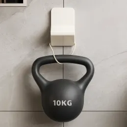 Tappetino per appoggiare i piedi per il bagno o il corridoio / Bianco crema