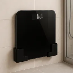 Coppia di supporti in plastica per bilancia o tagliere / Nero