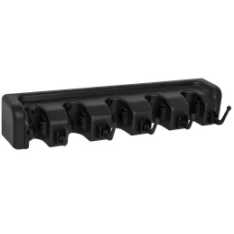 Portascopa universale per scope e mop / Nero