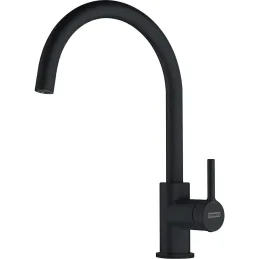 Set T123 Lavello in tectonite Franke S2D 611-78 + Miscelatore FC 6018 / Nero