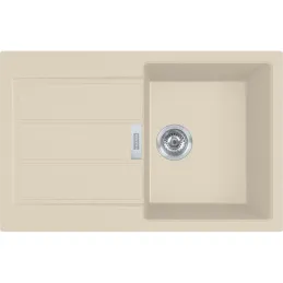 Set T123 Lavello in tectonite Franke S2D 611-78 + Miscelatore FS 3230 / Beige
