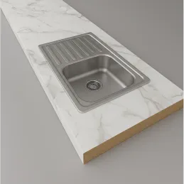 Piano di lavoro EGGER Marmo Cristallino / F800