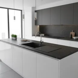 Piano di lavoro EGGER Pietra Grigia Nero / F206/ST9