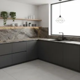 Piano di lavoro EGGER Marmo Cipollino grigio / F093/ST15