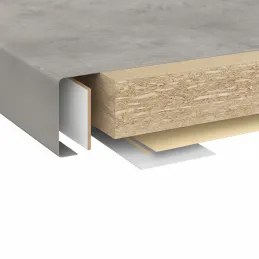 Piano di lavoro EGGER Cemento Chicago Grigio chiaro / F186 ST9