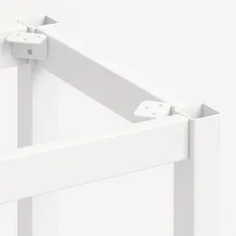 Struttura da tavolo DAVA / Bianco opaco