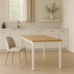 Struttura da tavolo DAVA / Bianco opaco