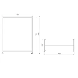 Appendiabiti STAND / Grigio