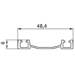 Doppio binario inferiore MAXX / Alluminio