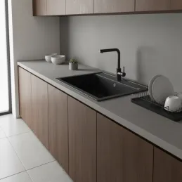 Piano di lavoro EGGER Alluminio finemente spazzolato / F502 ST2