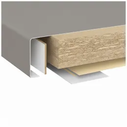 Piano di lavoro EGGER Alluminio finemente spazzolato / F502 ST2