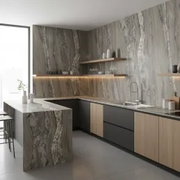 Piano di lavoro EGGER Granit Magma grigio / F011 ST9