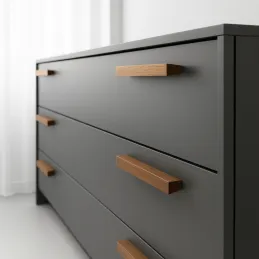 Maniglia in legno VIRGINIA / Noce americano