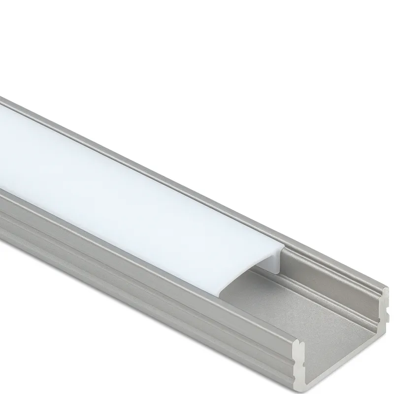 Profilo in alluminio MAXX per illuminazione a LED con copertura satinata / Alluminio