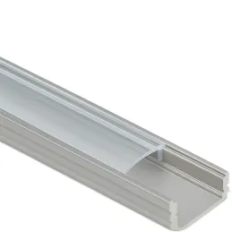 Profilo in alluminio MAXX per illuminazione LED con copertura trasparente / Alluminio