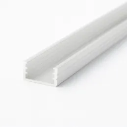 Profilo in alluminio MAXX per illuminazione a LED con copertura opalina / Bianco opaco
