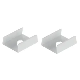 Supporto per profilo MAXX / Bianco opaco – confezione da 2 pezzi