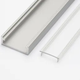 Profilo in alluminio ANIMA LL-01 per illuminazione a LED con copertura