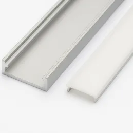 Profilo in alluminio ANIMA LL-01 per illuminazione a LED con copertura