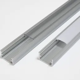 Profilo in alluminio ANIMA LL-01 per illuminazione a LED con copertura