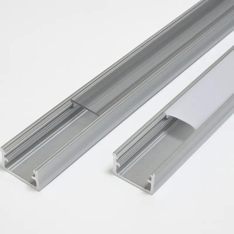 Profilo in alluminio ANIMA LL-01 per illuminazione a LED con copertura