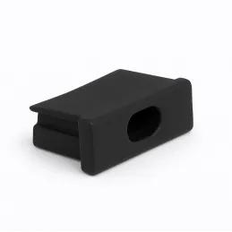 Terminale per profilo LED ANIMA LL-01/02 – con foro / Nero