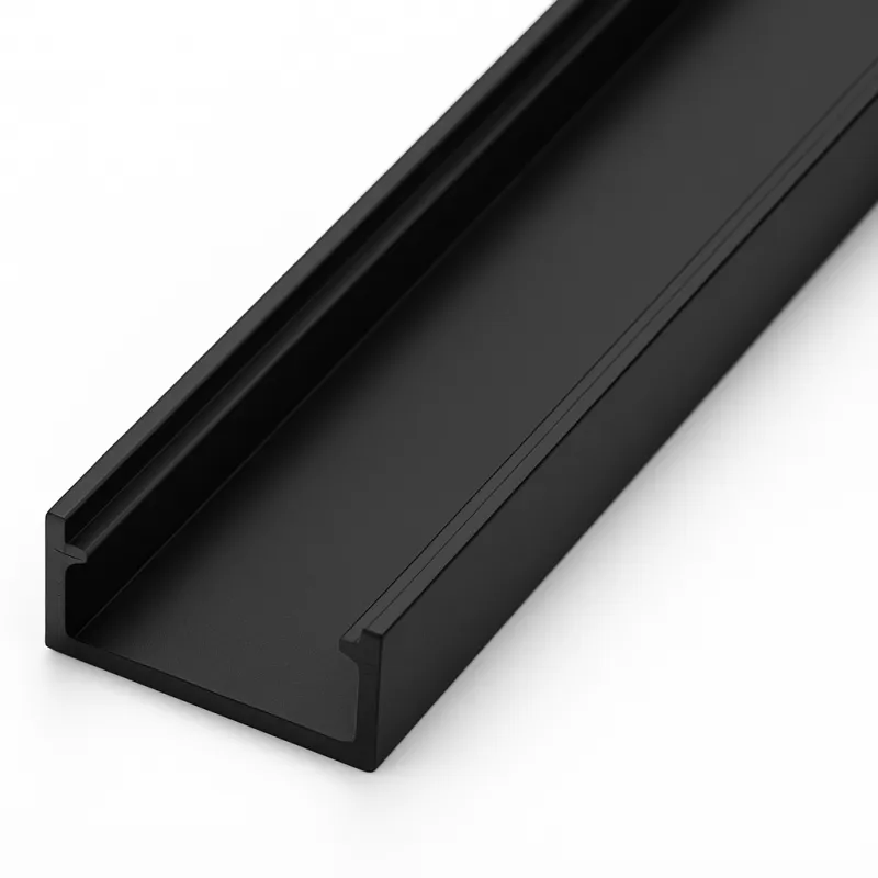 Profilo in alluminio ANIMA LL-01 per illuminazione LED / Nero