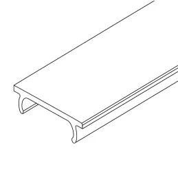 Copertura per profilo LED ANIMA / Opalina